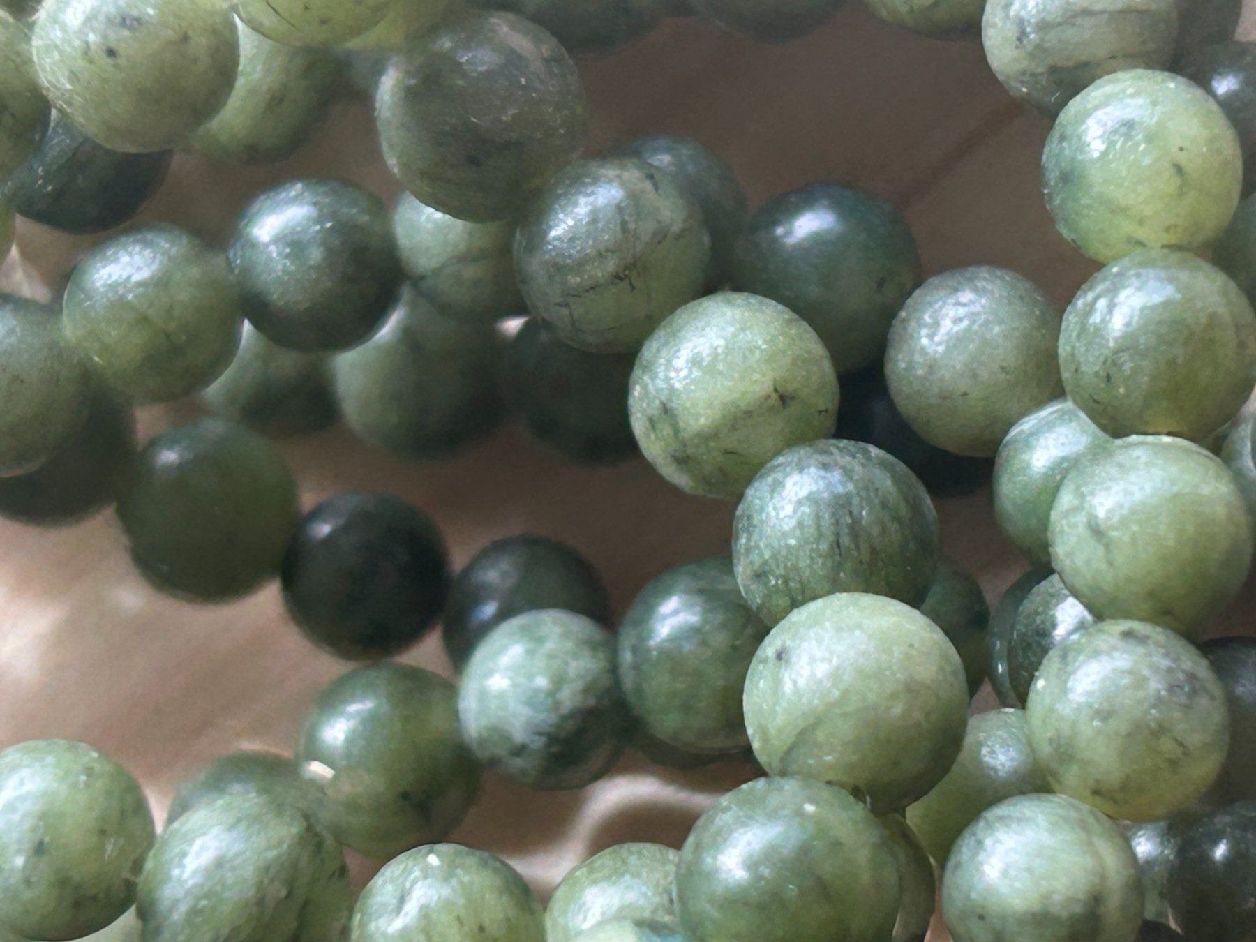 Pietre preziose: Strang echte China Jade beads 4 mm – Nuovo e nell'imballaggio originale da Niederrohrdorf venduto da Ytobi