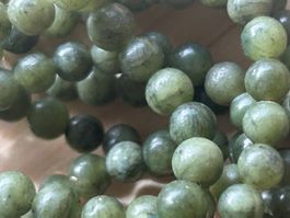 Strang echte China Jade beads 4 mm