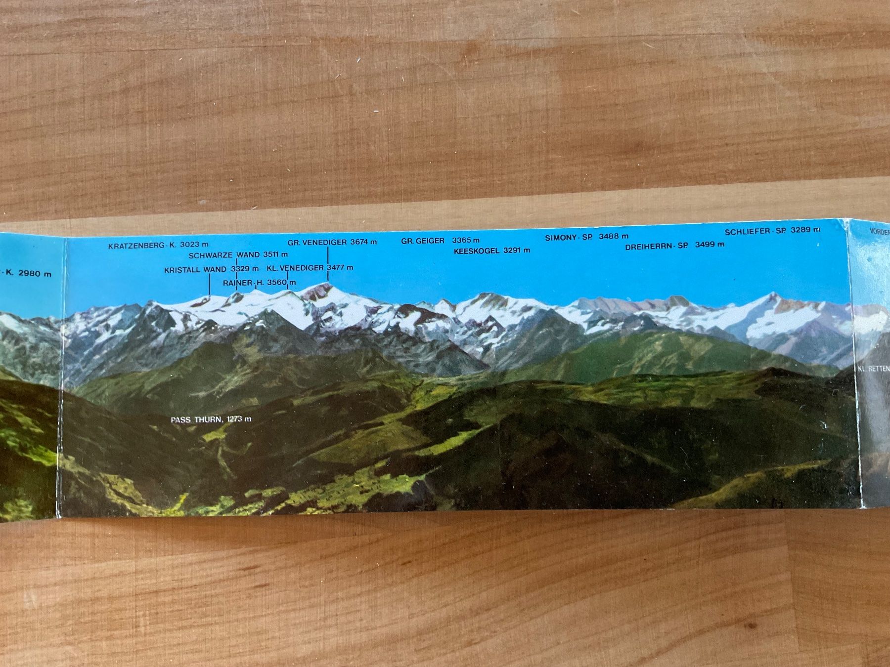 Cartoline postali: Panorama Leporello von Kitzbühlerhorn / Tirol – Usato da Rümlang venduto da Sambas19 2