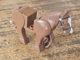 lego Reddish Brown Horse, 10352c01pb01
