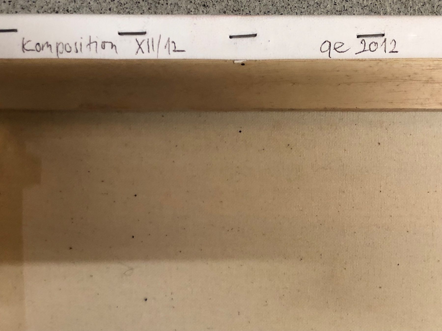 Dipinti: Komposition, Öl auf Leinwand, monogrammiert ae, 30x30 cm – Usato da Bern venduto da vintageartbern66 2