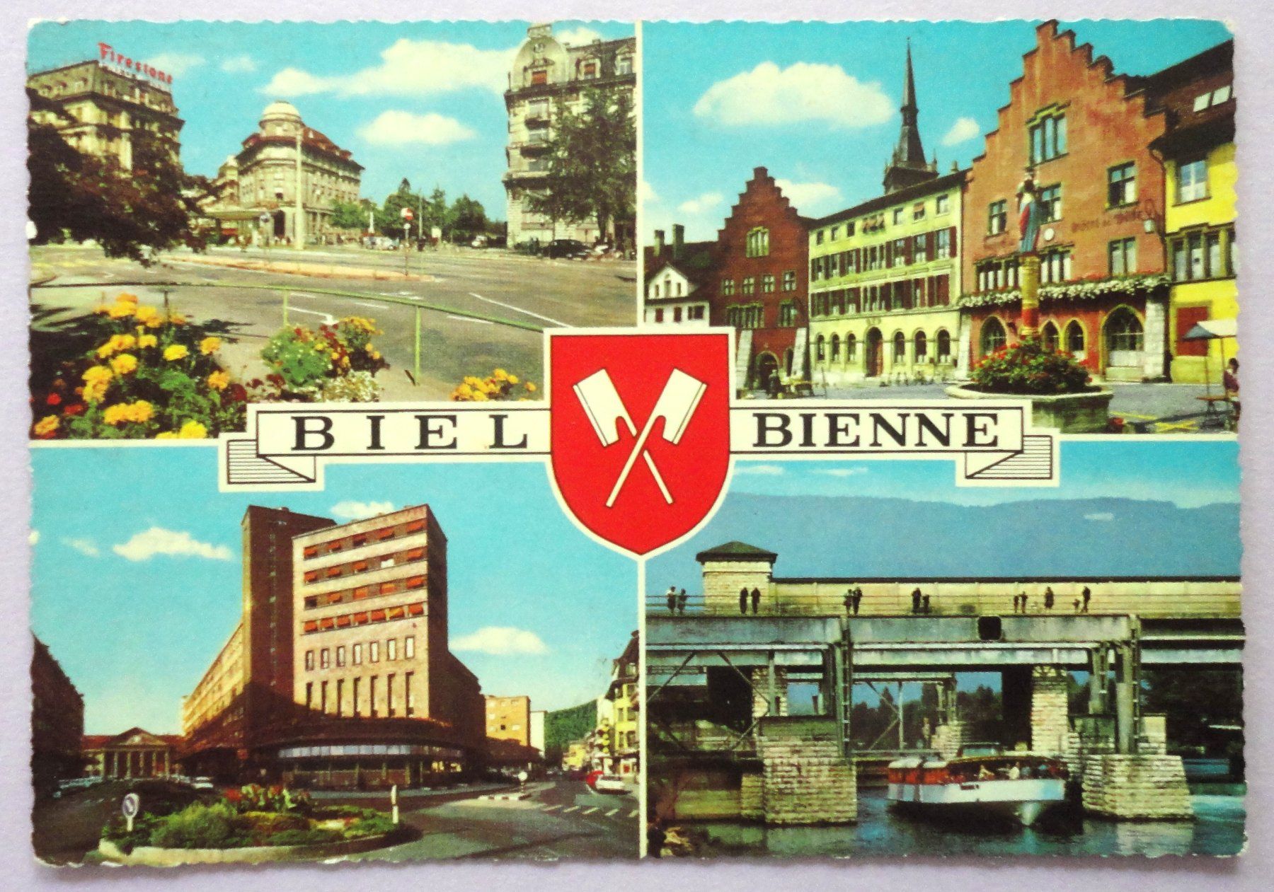 Ansichtskarten: Biel - Bienne – Defekt aus Fétigny von Billy2miny
