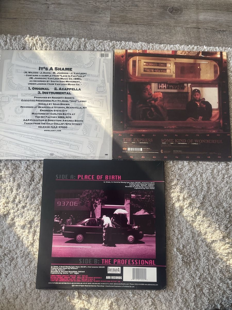 Dischi in vinile: 3 x US Hiphop Maxis / Paket 38 – Nuovo (secondo la descrizione) da Dagmersellen venduto da stonefinger 1