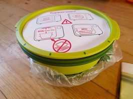TUPPERWARE Mikrowelle MicroGourmet Dampfgarer grün