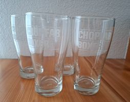 4 neue Gläser Chopfab 0,5l
