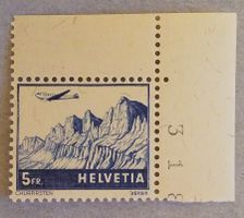 951) F34 Flugpostmarke postfrisch Eckrand Kt. 80.-++
