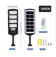 lumière LED solaire 1000W extérieure  capteur de mouvement
