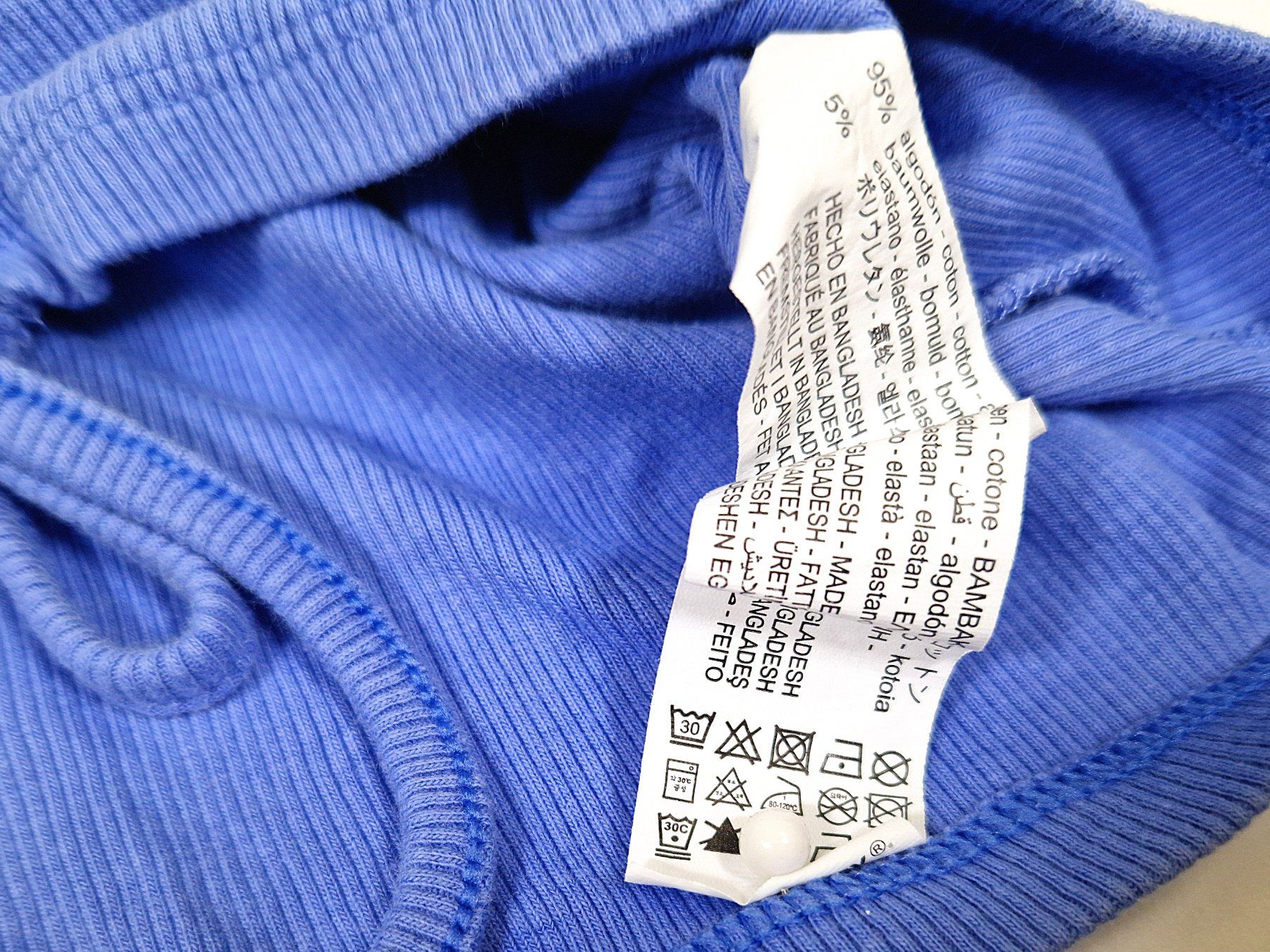 Zara Tops: ZARA Croptop blau M – Gebraucht aus Zollikofen von Restwert_Zollikofen 3