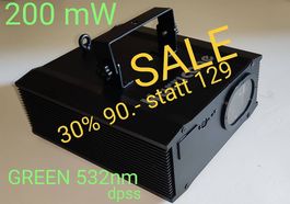 Partylaser Green 200 mW 532nm dpss DMX
