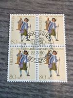 Pro Patria 1990 Viererblock, Helvetia Briefmarke, Top! (56)