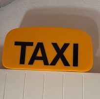 Taxi Schild Box Deko für Beleuchtung L 34cm