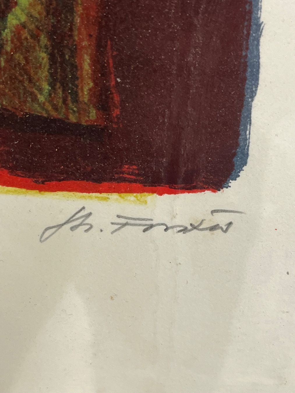 Dipinti: HANS FORSTER LITHOGRAPHIE SIGNIERT NUMMERIERT – Usato da Basel venduto da PAUL_ART 3