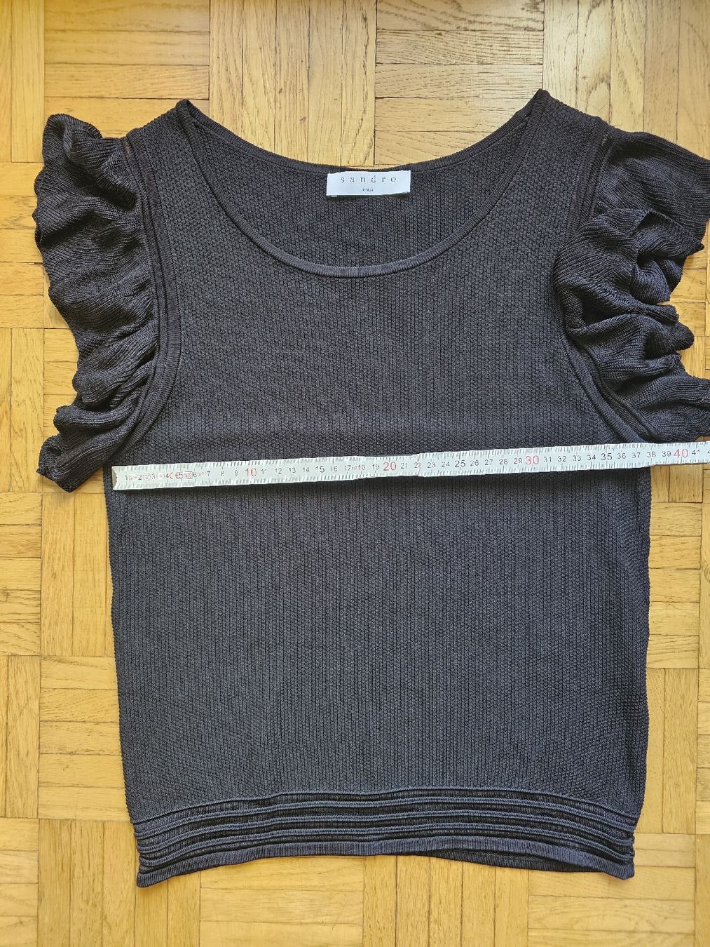 Sandro Maglioni & Felpe: Sandro black knit top – Nuovo (secondo la descrizione) da Zürich venduto da Ada2 6
