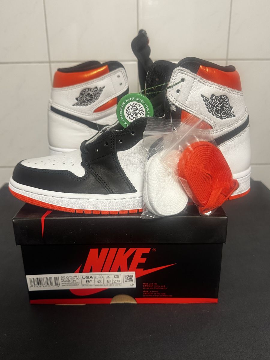 Jordan Herrenschuhe: Air Jordan 1 High Electro Orange Neu, EU 43 – Neu und originalverpackt aus Tuggen von Kawest0 1