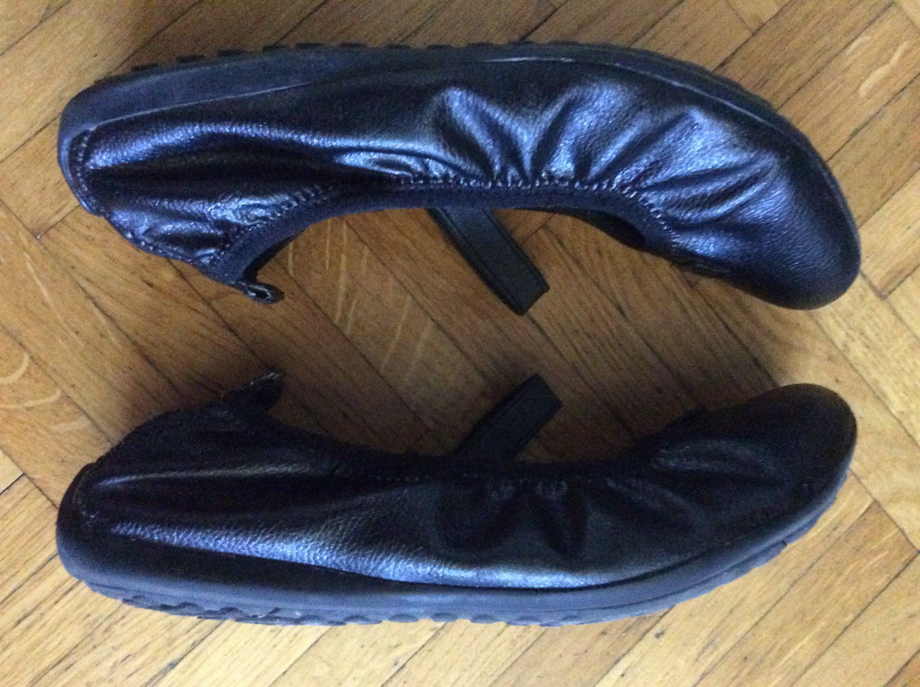 Ballerines GEOX Pointure 36 - Cuir Noir - Excellent État