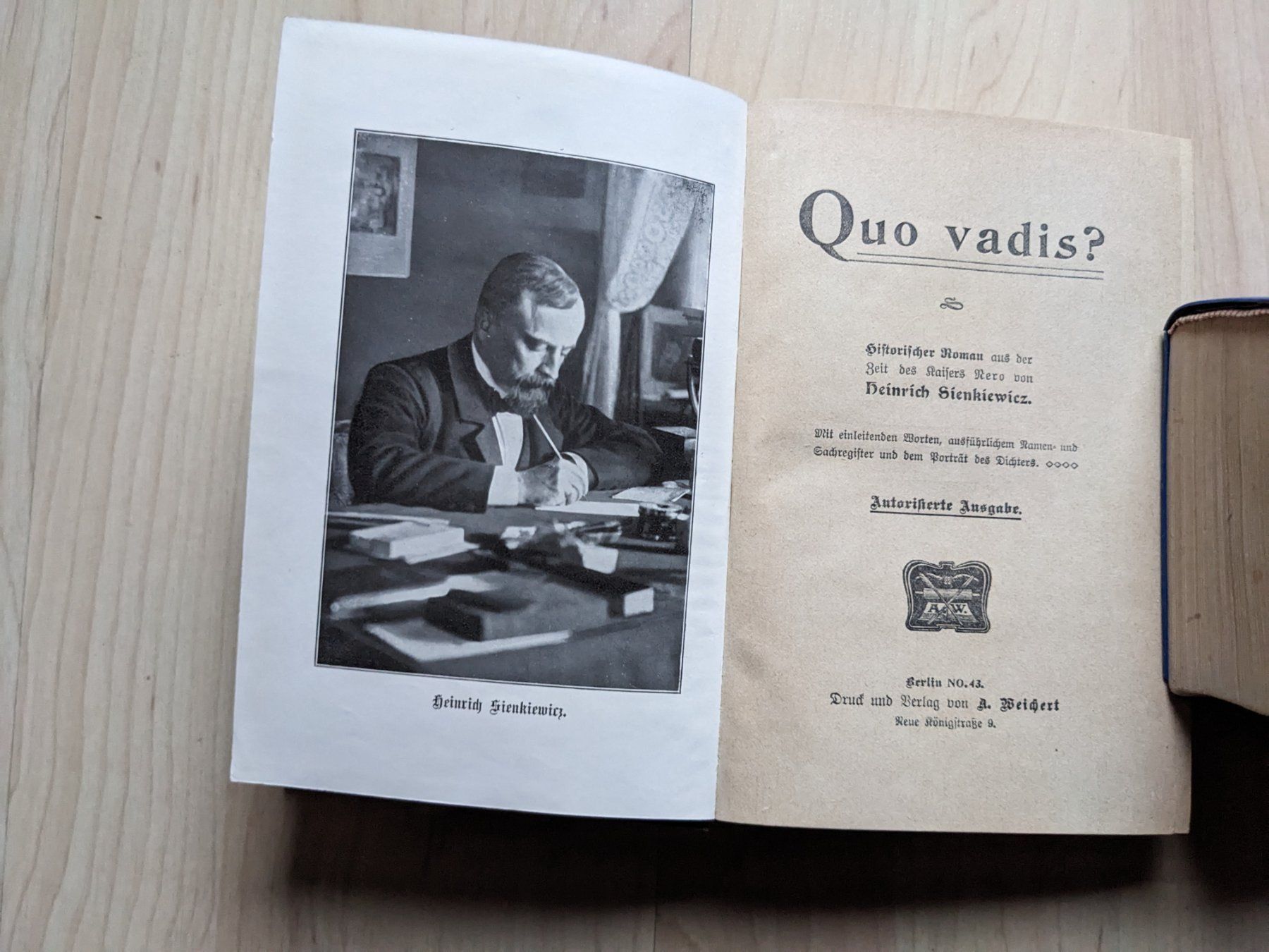 Libri: Heinrich SIENKIEWICZ:  QUO VADIS? – Usato da Rotkreuz venduto da eulennest 3