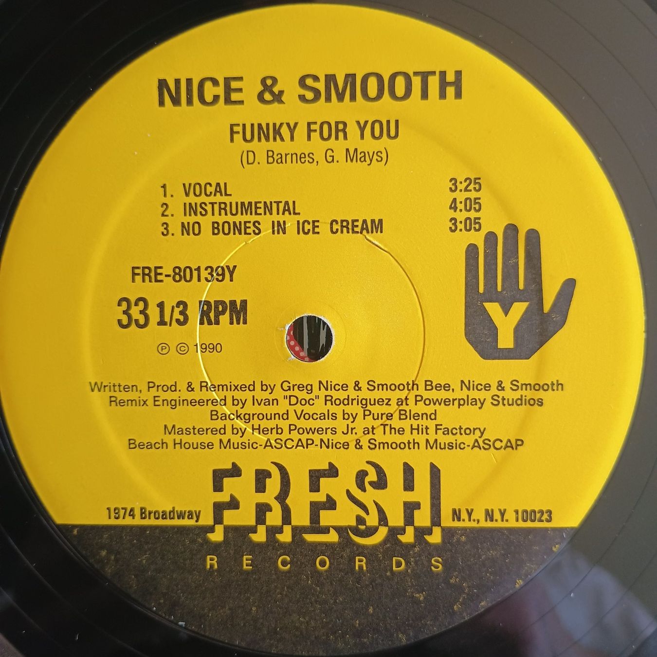 Dischi in vinile: Nice & Smooth ‎– Funky For You 12" US-1990 1st PRESS VG+/VG+ – Usato da münchenstein venduto da karl_heinz_krasser 2