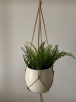 Boho Pflanzenhänger Makrame Blumentopf Pflanze
