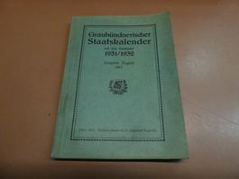 Bündner Staatskalender Jg . 31-32