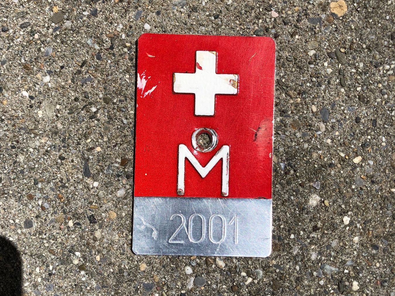 Insegne: Militär-Velo Nummerschild – Usato da Magden venduto da Hornet2 2