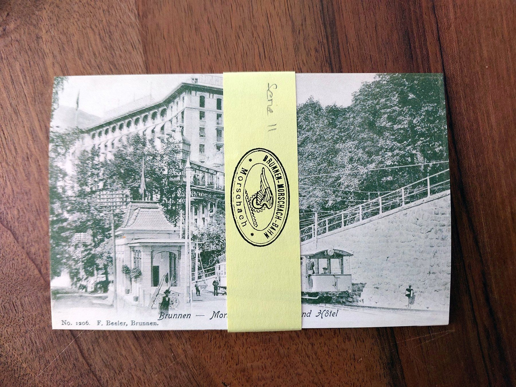 Cartoline postali: Brunnen-Morschach-Bahn - AK-Serie II – Usato da Schönenwerd venduto da Steidi