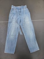 Damen Jeans H&M hellblau mit Gürtel Grösse 40