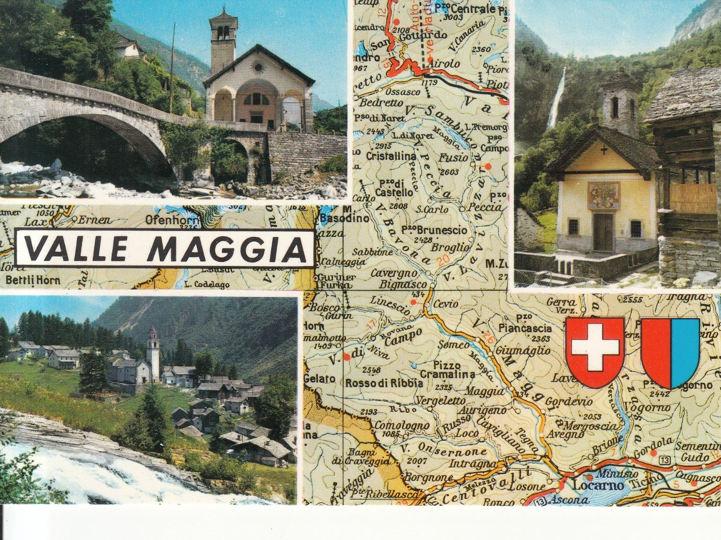Cartoline postali: Valle Maggia ca. 1980 – Usato da Bürglen TG venduto da StampGraf