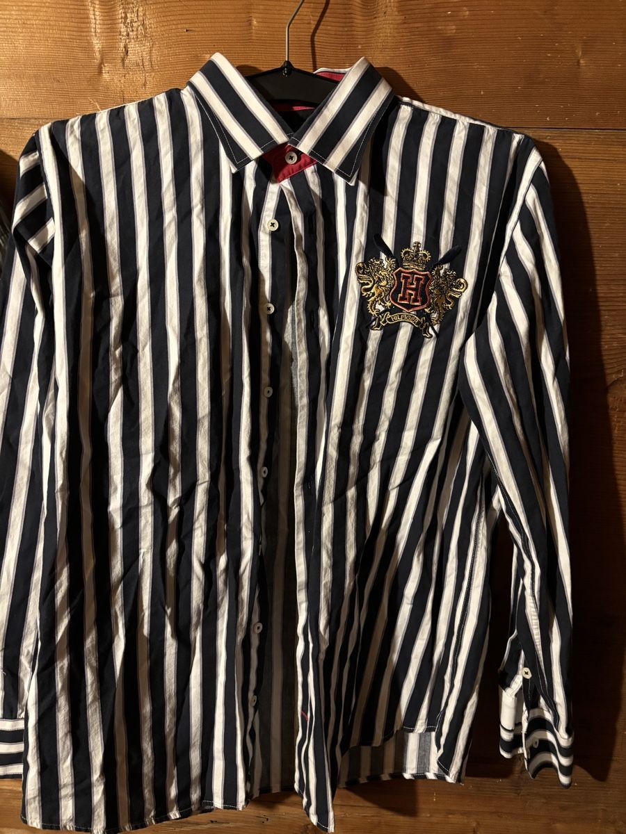 Tommy Hilfiger Camicie: Hilfiger Hemd Gr. L gestreift – Usato da Kaltbrunn venduto da Modern