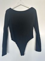 Schwarzer Body mit langen Ärmeln, Grösse S/36 Top Zustand