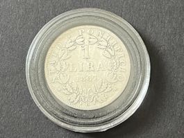 Münze Vatikan 1 Lira 1867 1867 Papst Pius IX guter Zustand