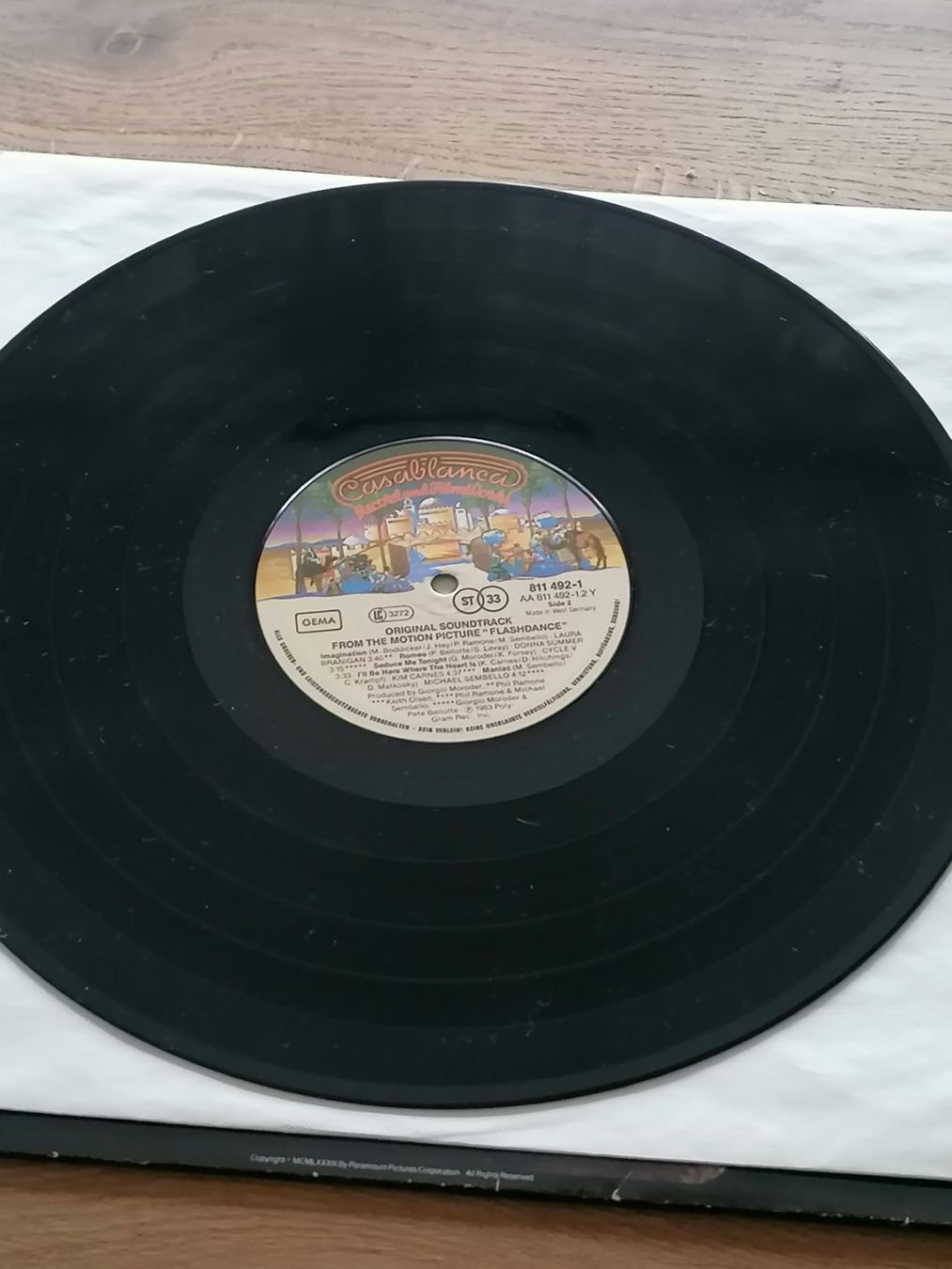 Dischi in vinile: LP Flashdance OST Vinyl – Usato da Basel venduto da vintagecollector 4