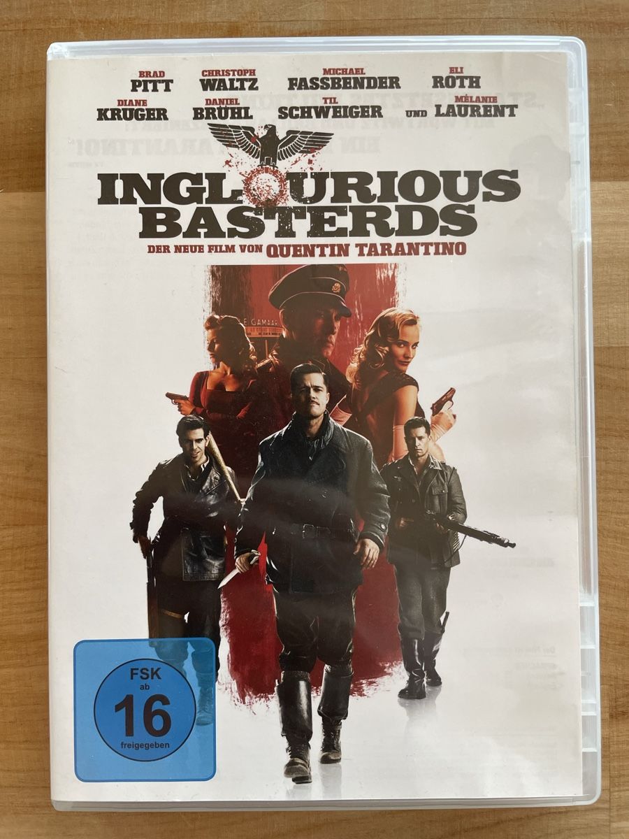 Tutti i DVDs: DVD Inglourious Basterds / Quentin Tarantino – Usato da Rümlang venduto da euqinom16