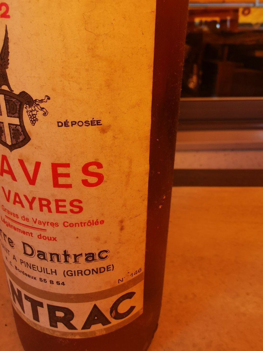 Vino: 1972 DANTRAC GRAVES DE VAYRES – Nuovo (secondo la descrizione) da Genève venduto da Leboucheoreilles 2