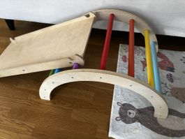 Kletterbogen mit Rutsche/Kletterfläche