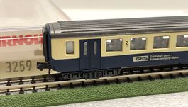 Arnold 3259 N= Personenwagen GBS Gürbetal B 703-9 - 2.Klasse