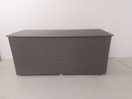 Gartenbox Rattanoptik grau 204x90x82 cm guter Zustand