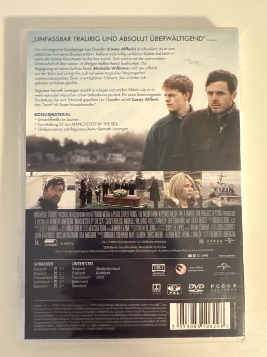 Tutti i DVDs: Manchester by the Sea - DVD – Usato da Bülach venduto da sunshiine_ 1