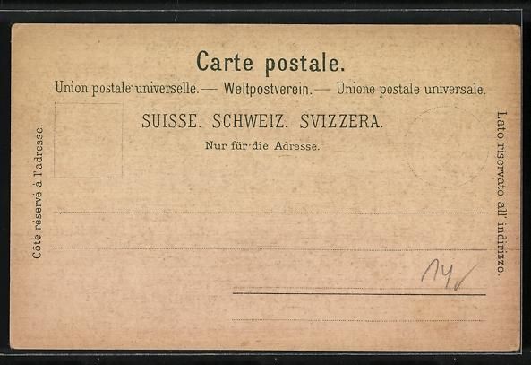 Cartoline postali: Mondschein-Lithographie Vierwaldstätter – Usato da Berlin venduto da bartko-reher 1