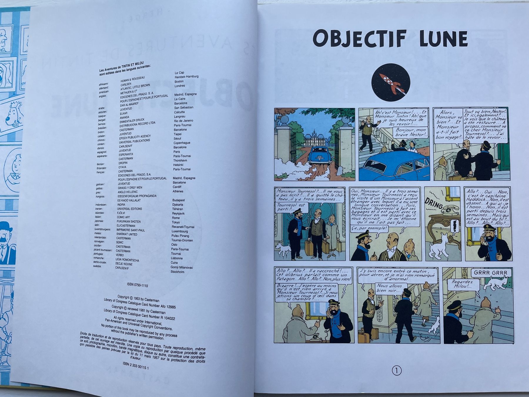 Comics: Hergé - TinTin - Objectif Lune - Hardcover Comic – Gebraucht aus Zürich von Andy_t71 1