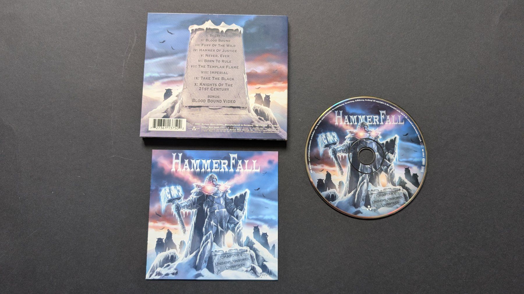 CDs: Hammerfall | Chapter V - Unbent, Unbowed, Unbroken | CD – Gebraucht aus Bottmingen von dan_c5wb 1