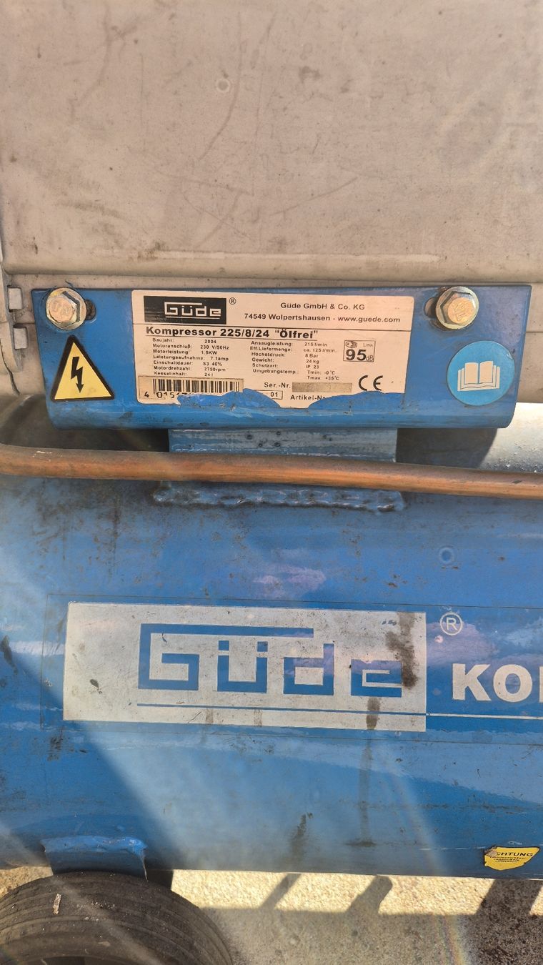 Compressori: Kompressor Güde/ Ventil undicht – Difettoso da Hettlingen venduto da Nadl05 2
