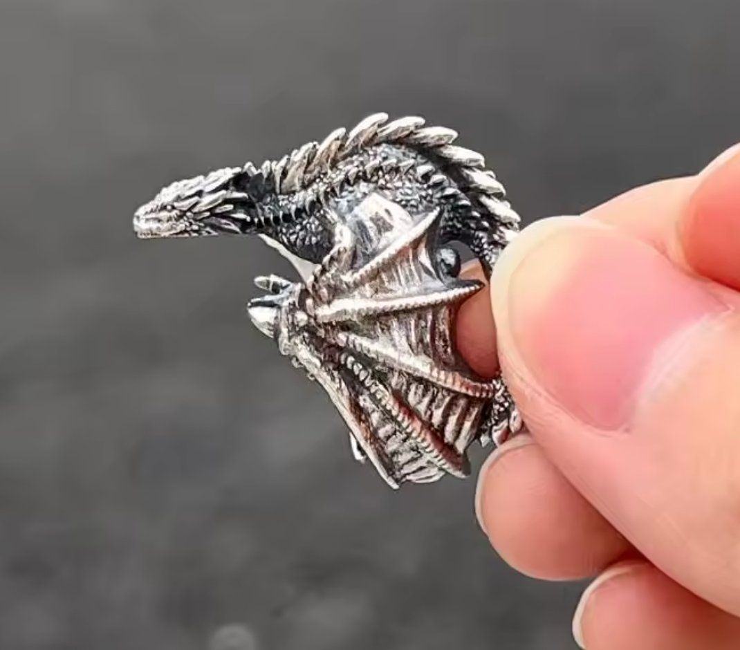 Anelli: Ring Drache Verstellbar – Nuovo e nell'imballaggio originale da Eschenbach SG venduto da ...- 1
