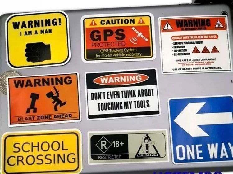 Sticker: 50 Stücke Aufkleber/Sticker – Nuovo e nell'imballaggio originale da Biel/Bienne venduto da Bolagol9 5