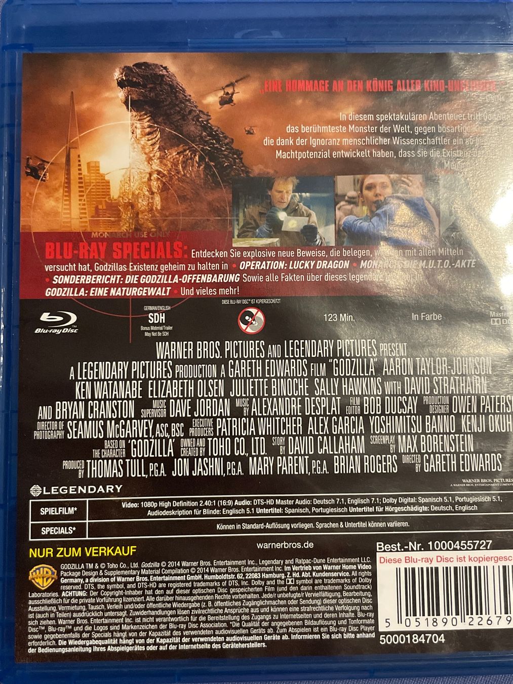 Tutti i DVDs: Godzilla    (2014) – Nuovo (secondo la descrizione) da Waldenburg venduto da Gonzo8 1