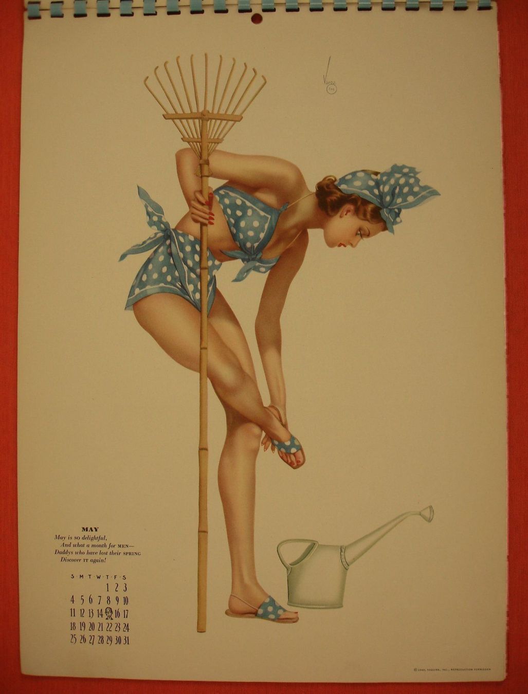 Libri: ALBERTO VARGAS PIN UP KALENDER 1940 – Usato da Grüningen venduto da Kartensammler 5