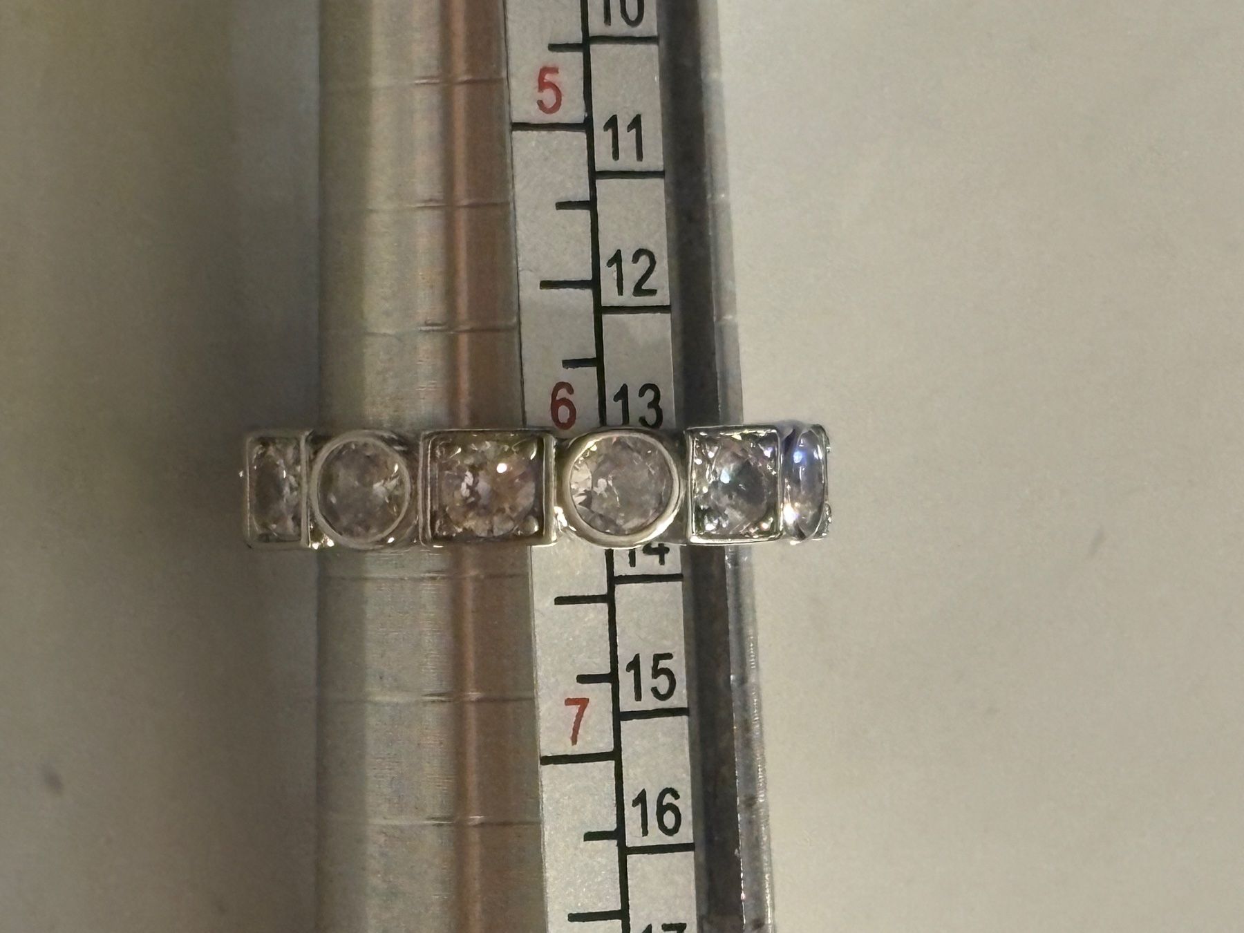 Bagues: Luxus Elegante Gr.16/6 Ring  Memoire Silberfarben – Neuf (Voir description) à Biel-Bienne par Roserosse13 8