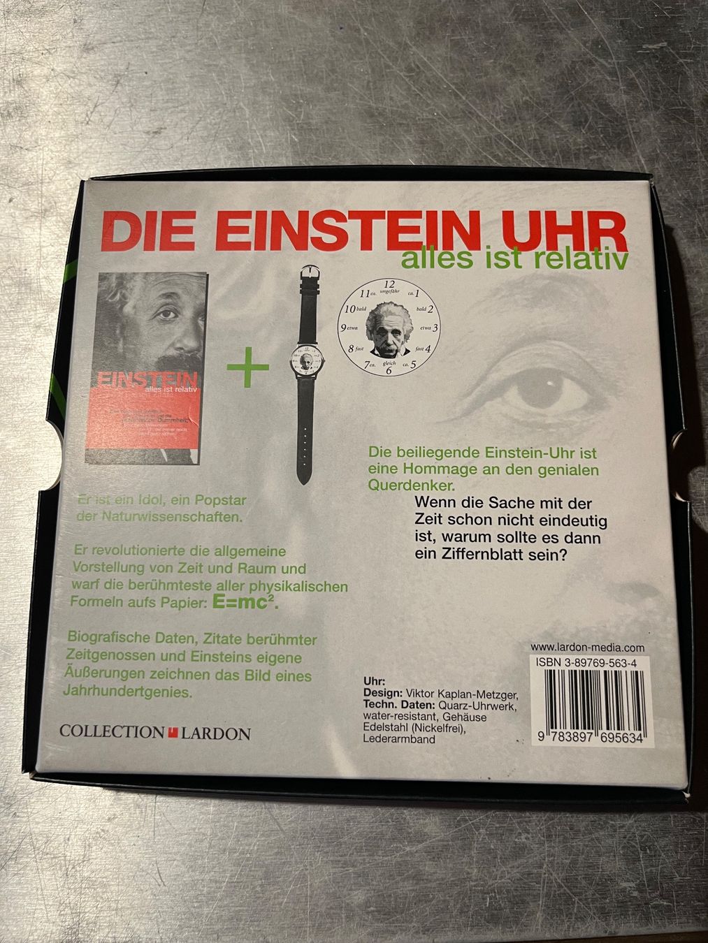 Montres: uhr, einstein mit büchlein – D'occasion à Emmenmatt par flyrecords 3