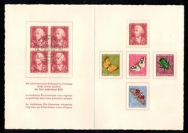 Pro Juventute Geschenk Folder 1957, kleine Auflage !