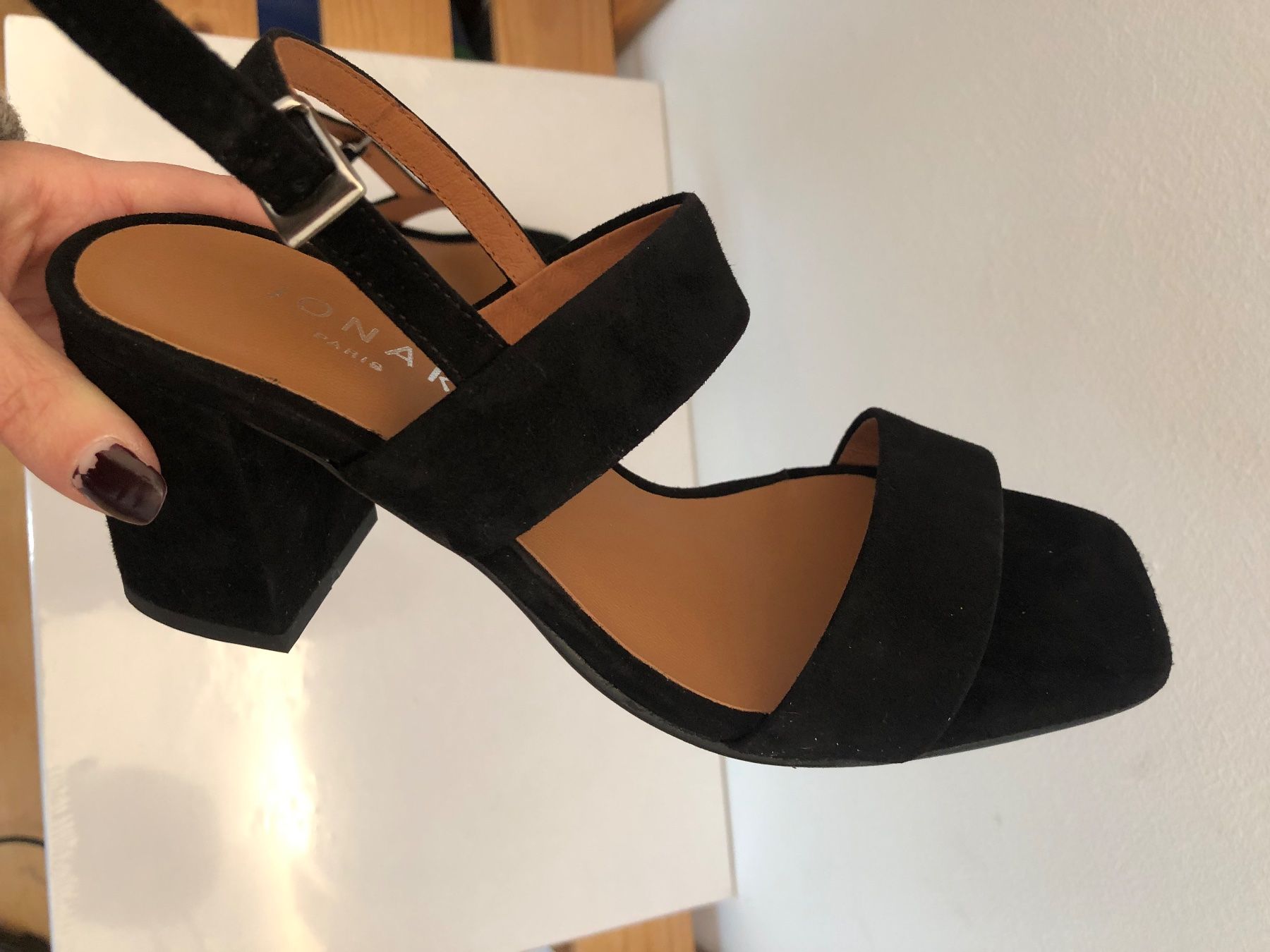 Jonak Scarpe da donna: sandales en velours noir Jonak – Nuovo e nell'imballaggio originale da Lausanne venduto da emm_sc77 5