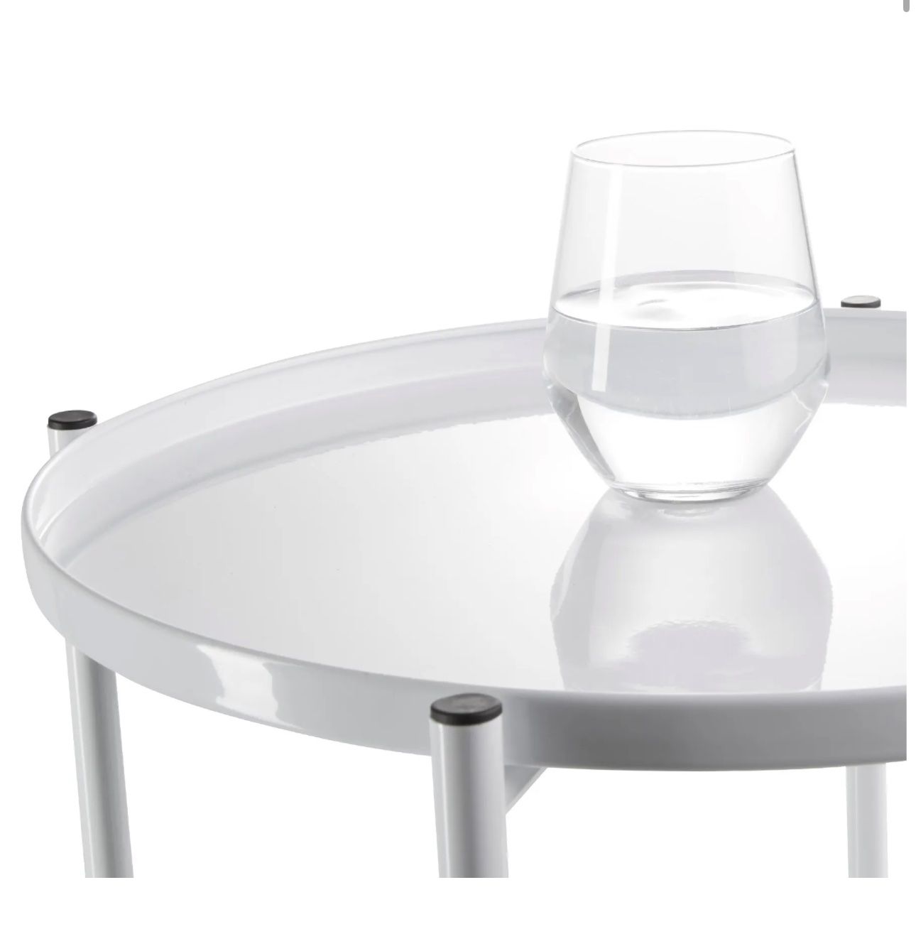 Tavoli: neuer Beistelltisch weiss – Nuovo e nell'imballaggio originale da Necker venduto da liq24 1